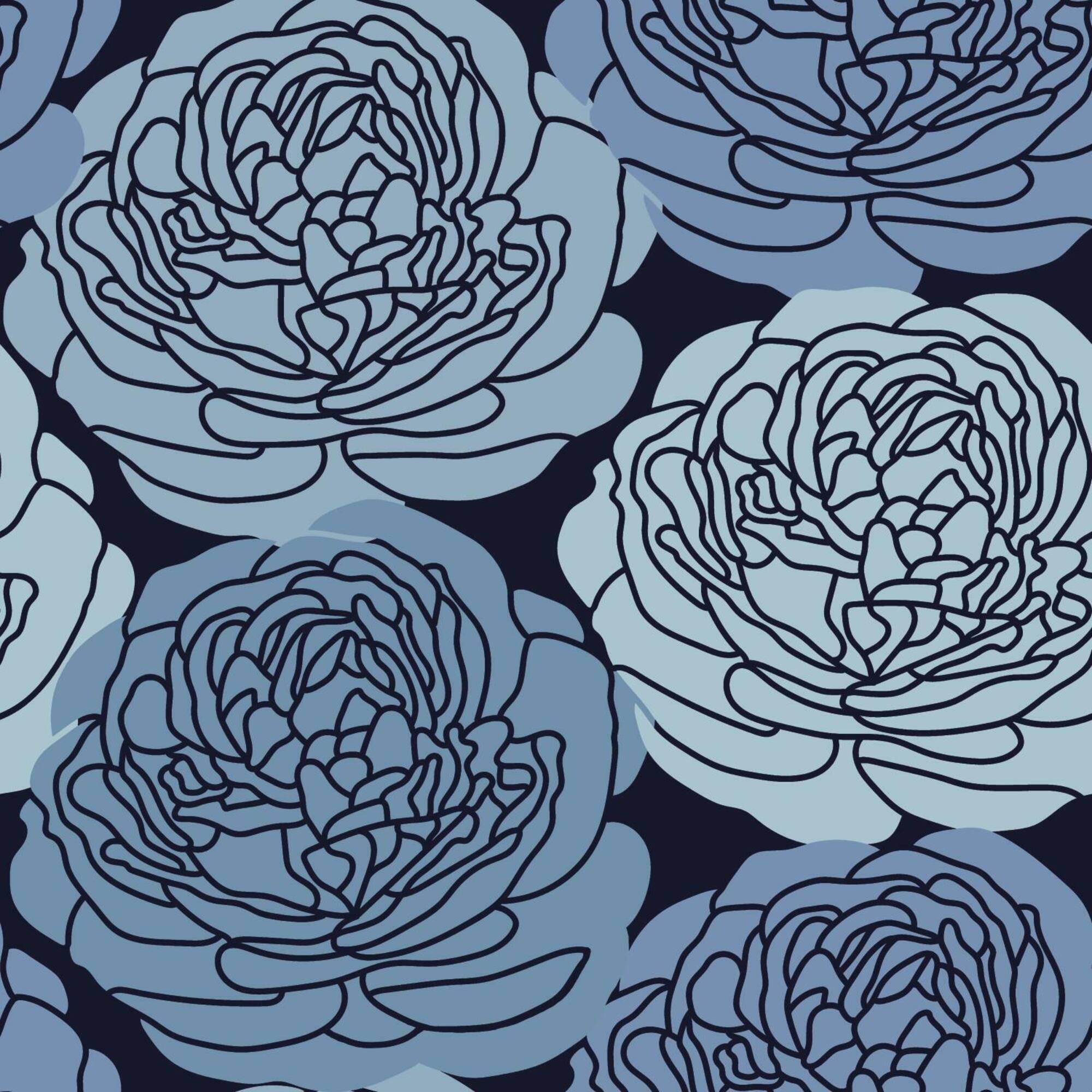 RoomMates Bed of Roses Peel & Stick Wallpaper